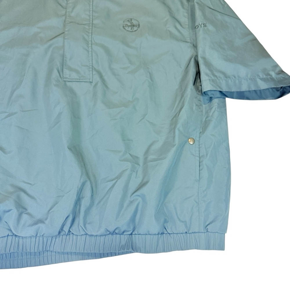 DryJoys By FootJoy  Half Zip Short Sleeve Golf Pullover Windbreaker Jacket Men M - Picture 8 of 13